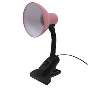 Luminária Articulável Com Presilha Rosa