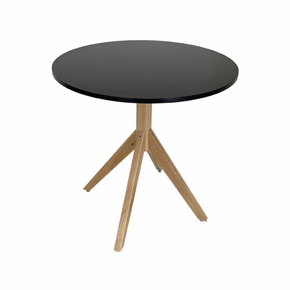 Mesa de Jantar Redonda Verona Preta Ref. 030 80P VivaLigna