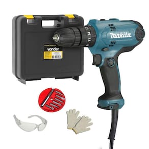 Furadeira Parafusadeira Impacto 3/8 320W + Acessórios 220V