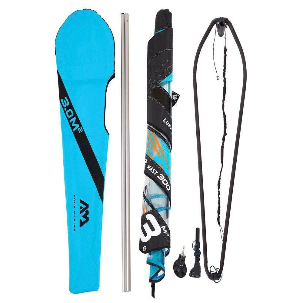 Prancha Stand Up Blade Windsurf - Vela 3 M² Aqua Marina - Com Bomba, Mochila, Quilha, Leash .