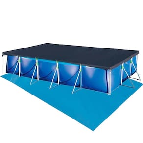 Kit Capa Piscina Premium 10.000L + Forro Piscina 10.000L Mor