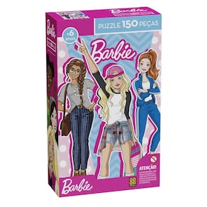 Quebra-Cabeça Barbie - 150 Peças - Grow