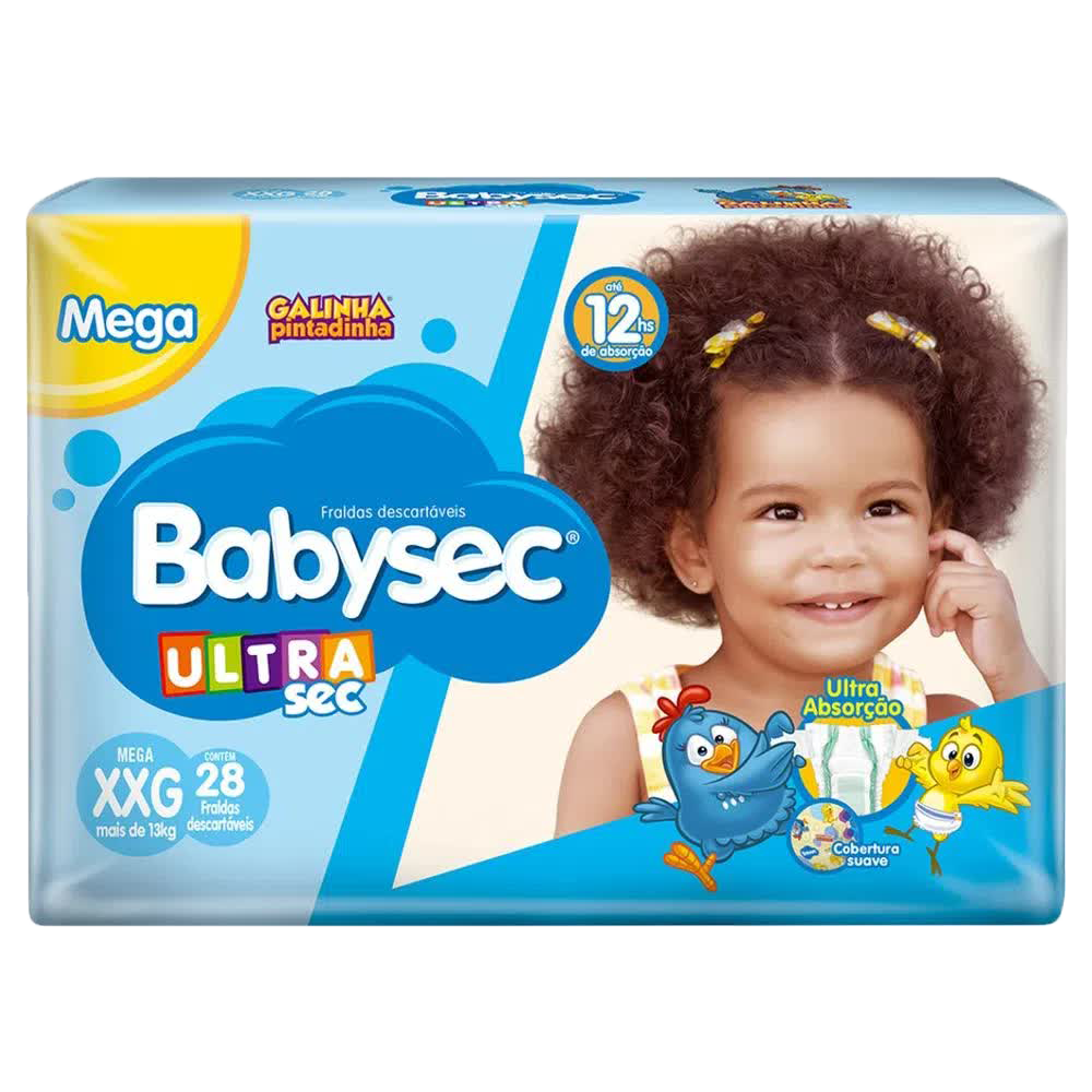 Fralda Inf Baby Sec Mega Xxg C/28