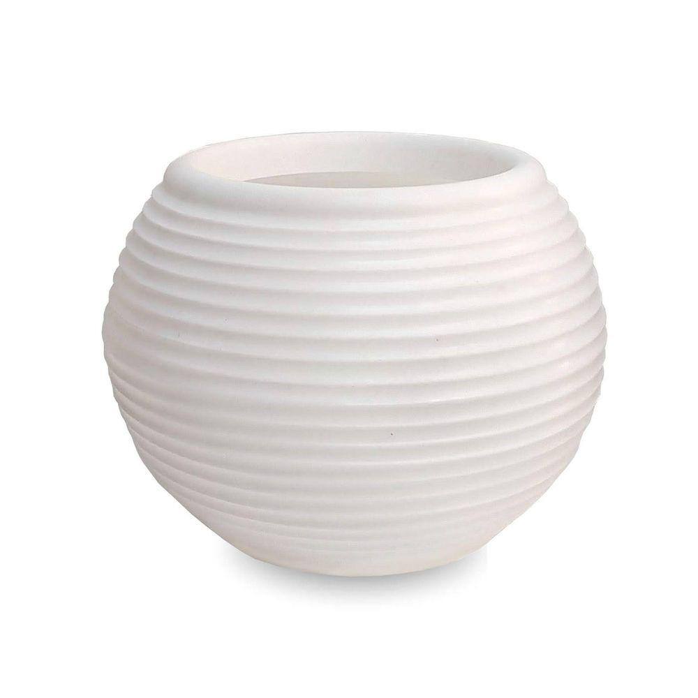 Vaso De Planta Bola Polietileno B 30X40 Branco