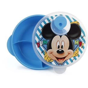 Kit Alimentacao Mickey B.PRATOC/DIV+TAMPA P/MI