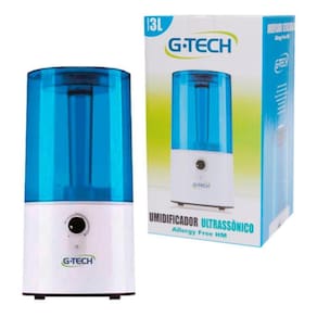 Umidificador de Ar Ultrassônico G-Tech Allergy Free HM 3 Litros Bivolt com 1 unidade