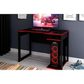 Mesa Gamer Tecno Mobili ME4161 Preto