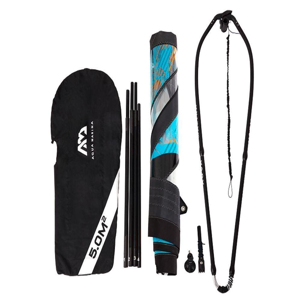 Prancha Stand Up Blade Windsurf - Vela 5 M² Aqua Marina - Com Bomba, Mochila, Quilha, Leash .