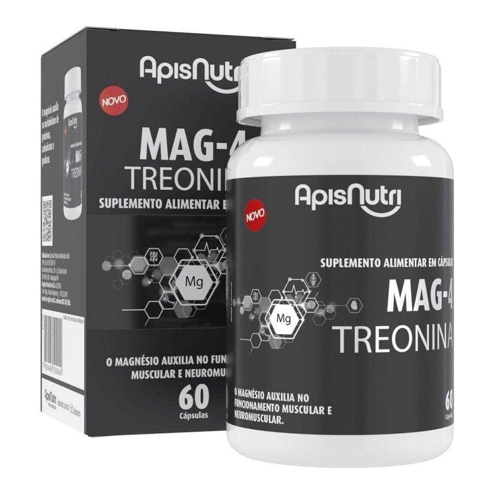 Mag-4 + Treonina 610Mg (60 Caps)