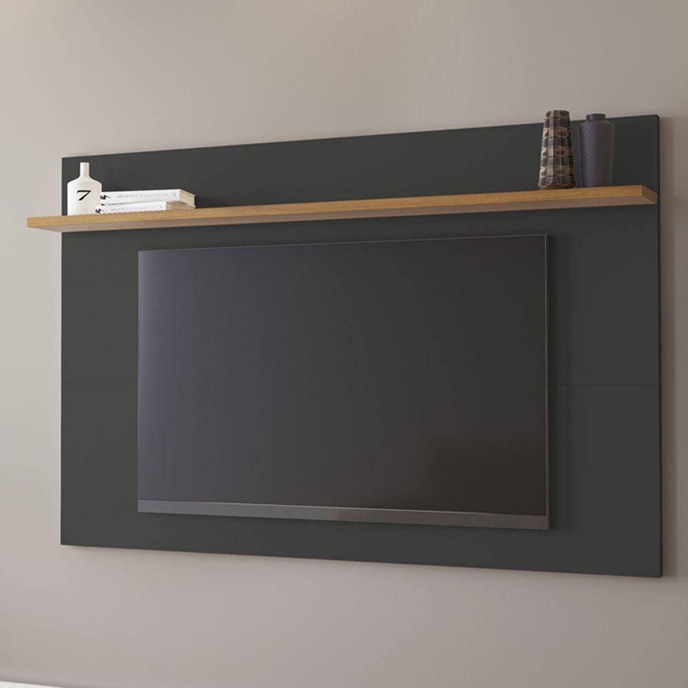 Painel Para Tv Até 60 Polegadas 1 Prateleira Preto/freijó Trend Nt1190 - Notável