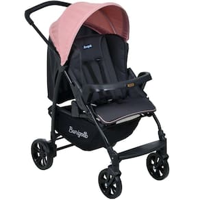 Carrinho de Bebe para Passeio Berço Burigotto Ecco CZ Rosa