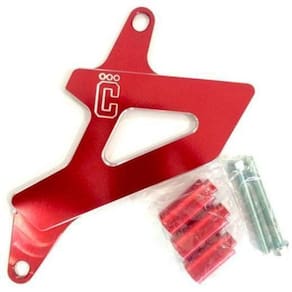 Protetor De Pinhão Co.Rona Em Alumínio Honda Crf 230 Vermelho
