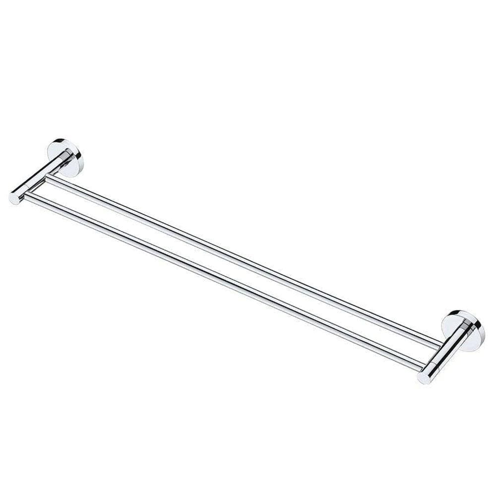 Toalheiro Duplo Porta Toalha 60Cm Cromado Italy Line Bridi