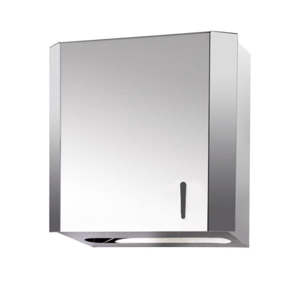 Dispenser Toalheiro Papel Toalha Papeleira Inox Com Trava