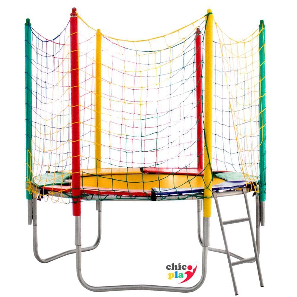 Cama Elástica 1,83M ChicoPlay Lona Amarela Nacional