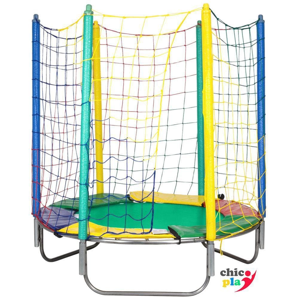 Cama Elástica 1,50M ChicoPlay Lona Verde Nacional