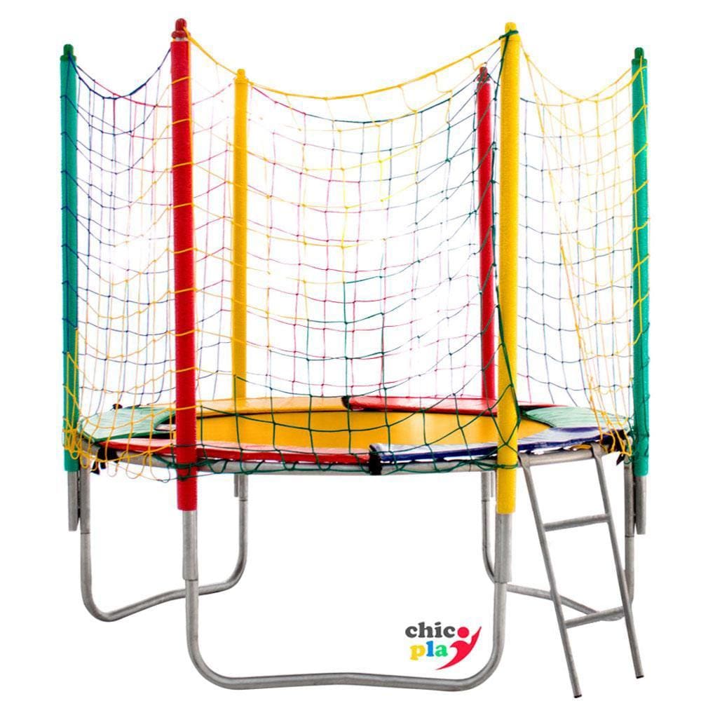 Cama Elástica 2,00M ChicoPlay Lona Amarela Nacional