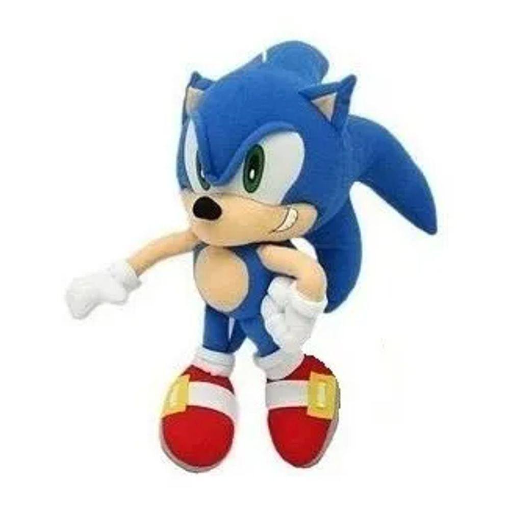 Boneco Sonic pelúcia