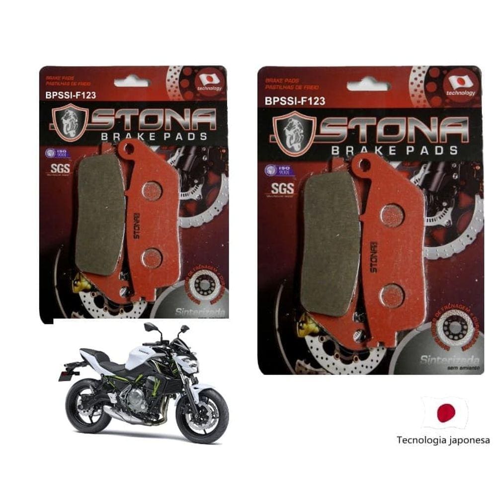 Pastilha freio dianteira Stona Sint Kawasaki Z650 ABS 2020