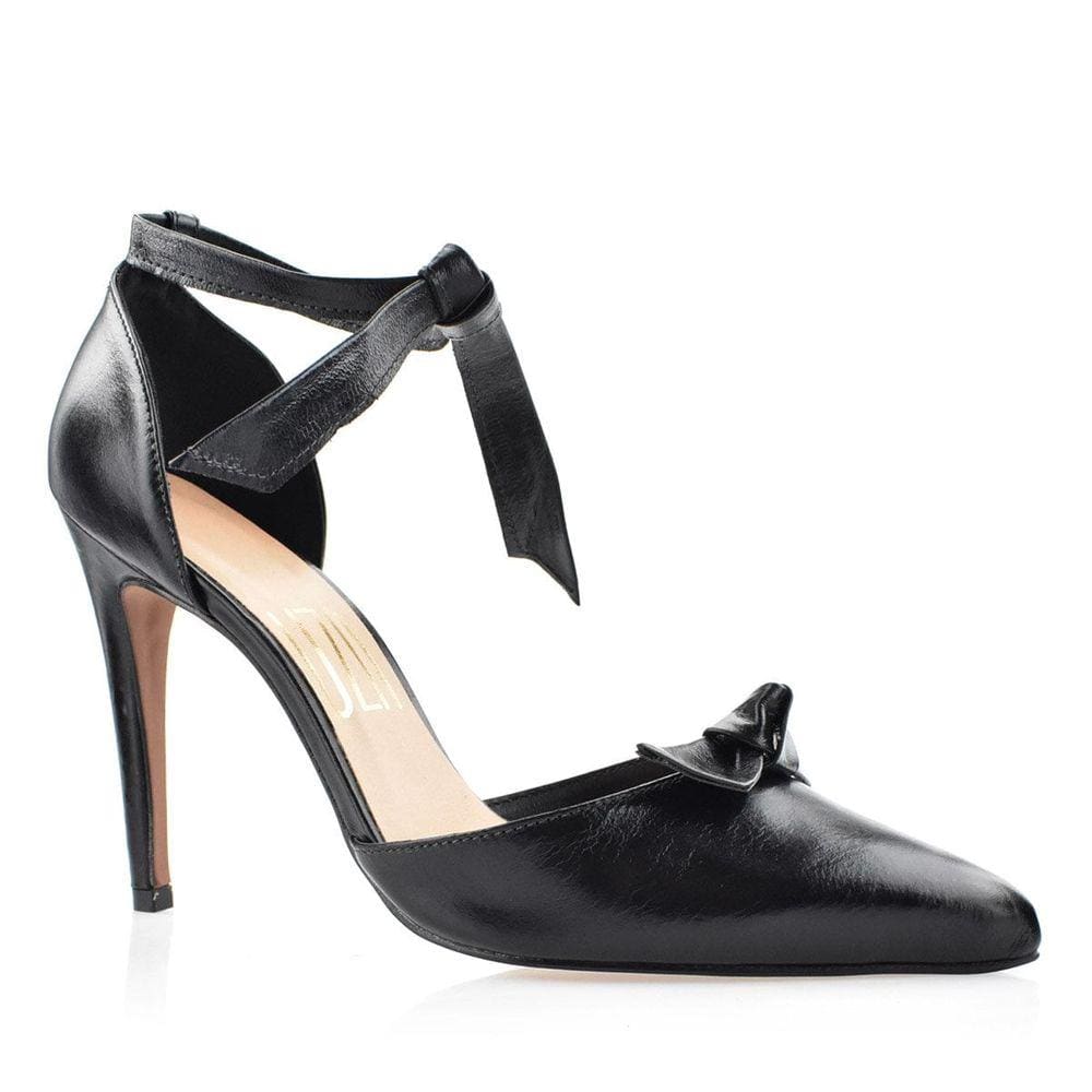 Scarpin salto alto bico fino com spackes uza b14g615b0034 nude uza shoes |  Ponto