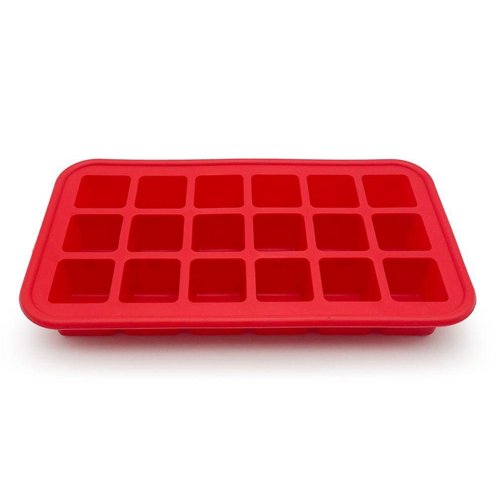 Forma De Gelo De Silicone Para 18 Cubos