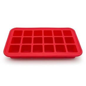Forma De Gelo De Silicone Para 18 Cubos