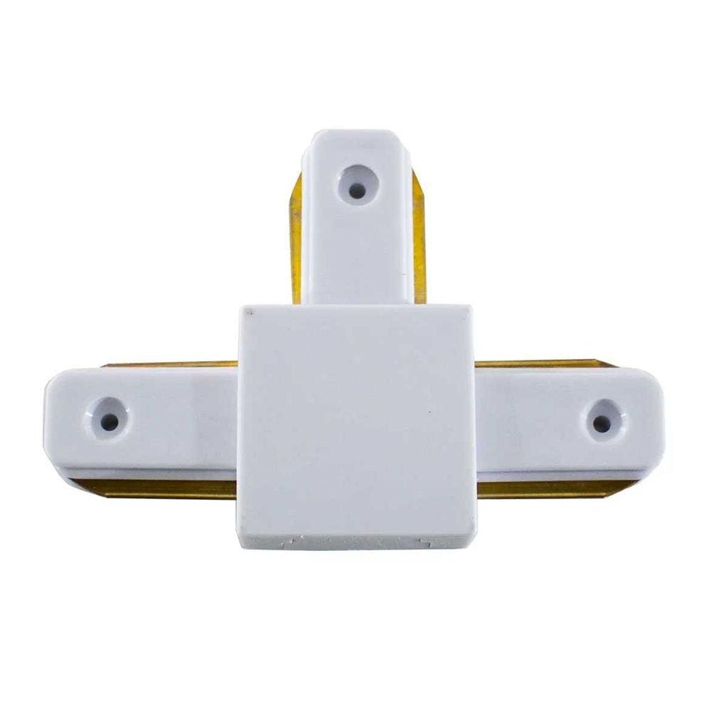 Conector Emenda T Para Trilho Eletrificado Branca ST496