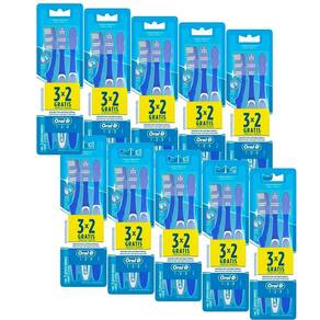Kit 10 Escova Dental Oral-b 123 Médio 40 Leve 3 Pague 2