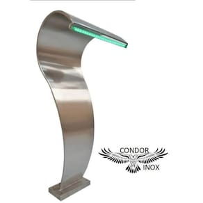 Cachoeira para Piscina Naja Media com LED - 80 cm