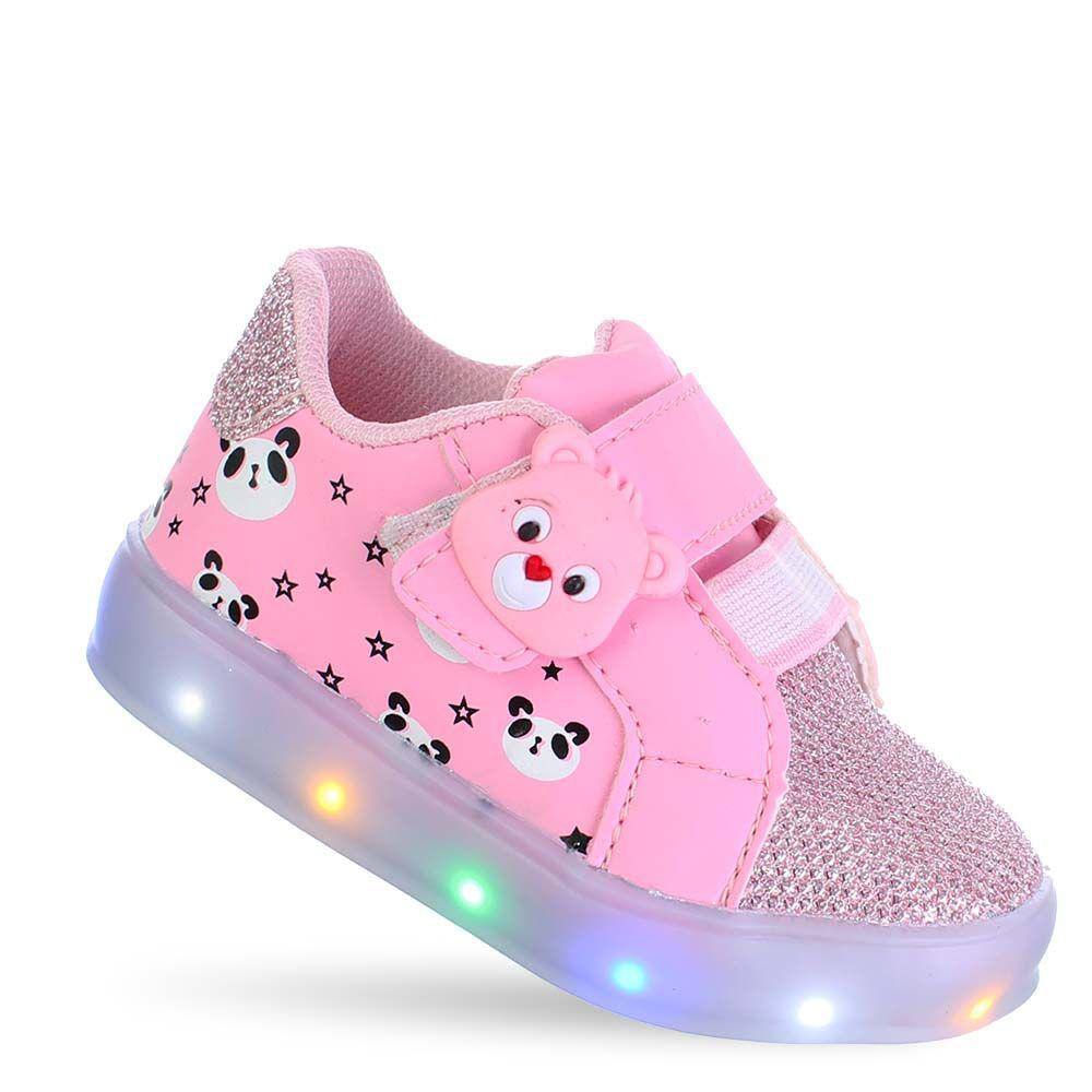 Tenis de led menina fashion