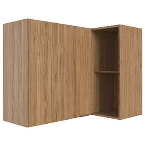 Armário Aéreo Cozinha 1 Porta 2 Prateleiras 100% Mdf Naturalle Co9101 - Decibal Móveis