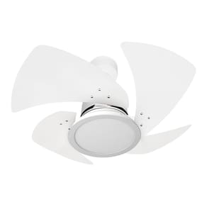 Ventilador De Teto Venti-Delta Tornado Led 4 Pás Branco 3000K Luz Amarela 110V