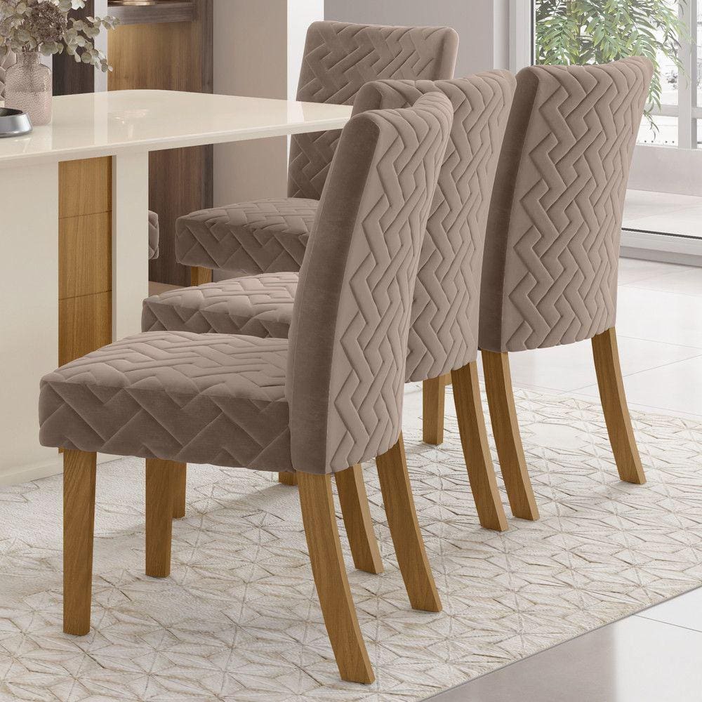 Conjunto 02 Cadeiras Estofadas Maeli Henn