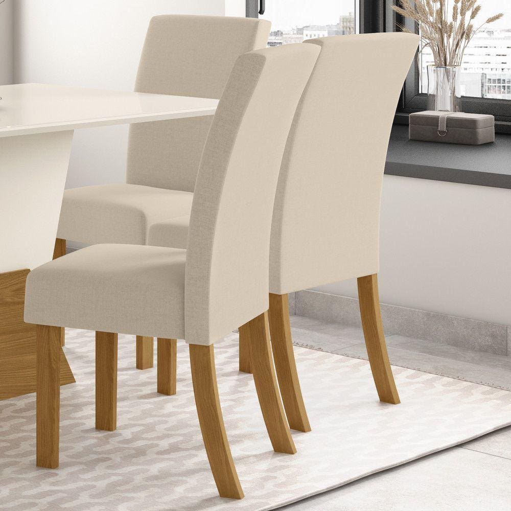 Conjunto 02 Cadeiras Estofadas Facina Henn