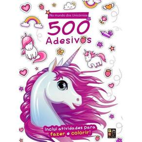 Livro: 500 Adesivos - No Mundo Dos Unicórnios