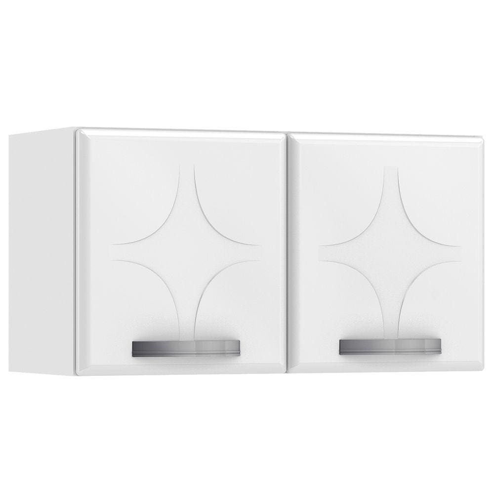 Armário Aéreo Cozinha Rubi 2 Portas Branco - Telasul