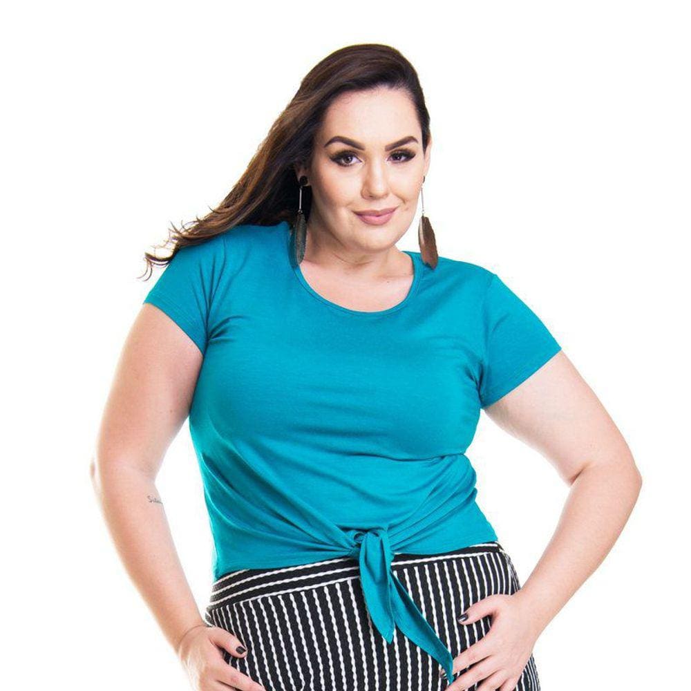 Blusa T-Shirt Com Amarração