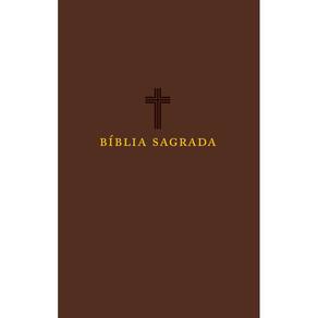Bíblia Sagrada Acf Letra Grande - Capa Marrom