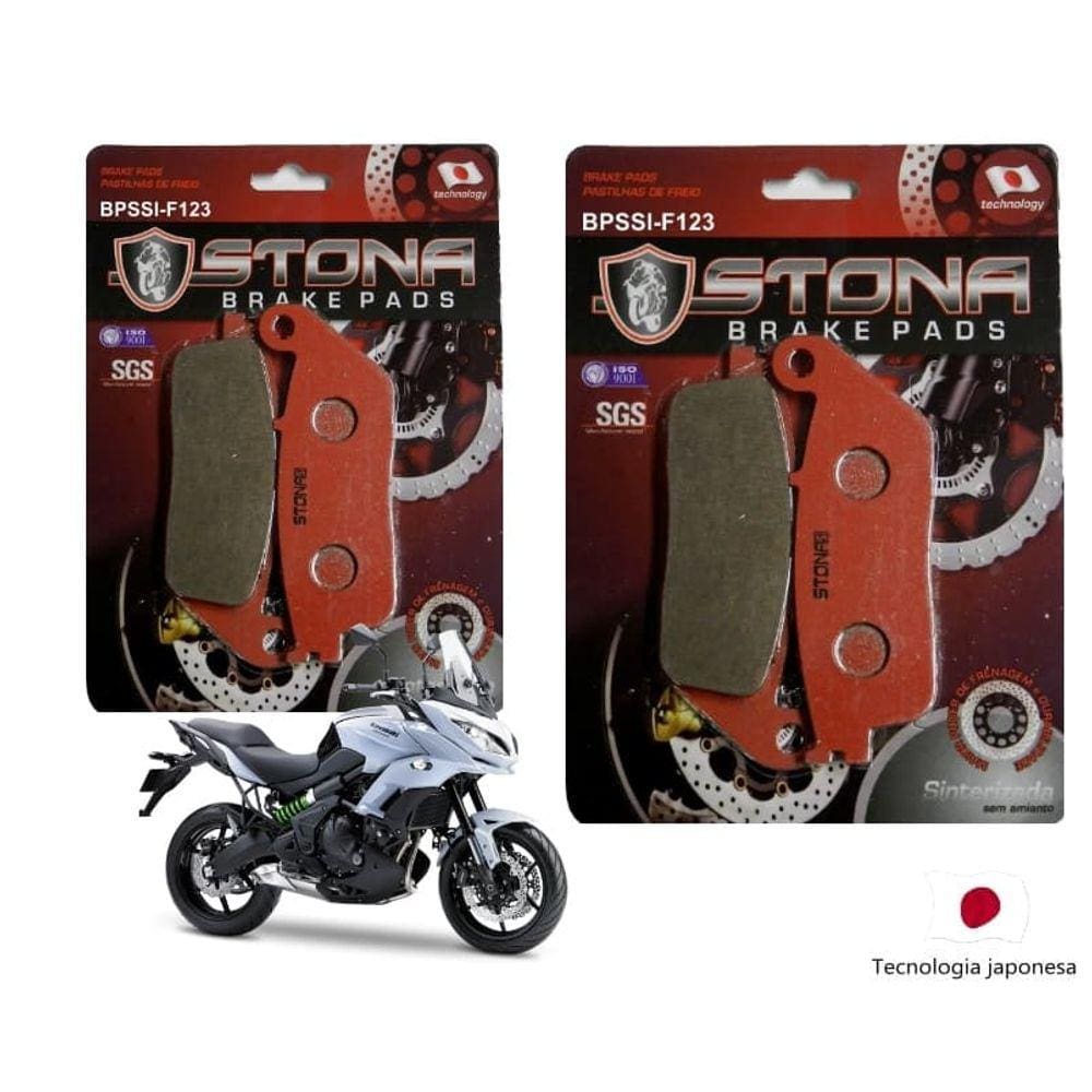 Pastilha freio dianteira Stona Sinterizada Versys 650 2017