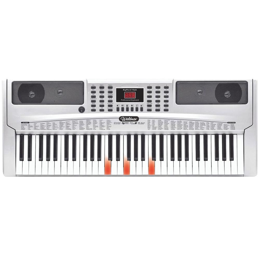 Teclado 61 teclas com iluminador de teclas KEP-61-Waldman