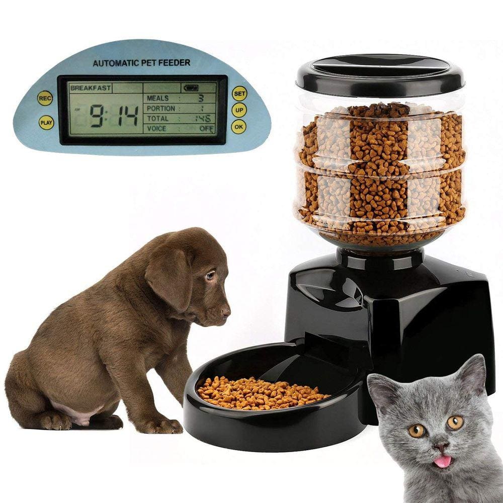 Comedouro Alimentador Automatico Digital Caes Gatos Pet