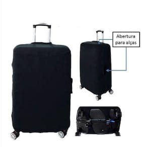 CAPA para mala de viagem tecido suplex preto tamanho M