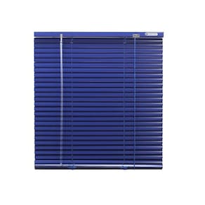 Persiana Horizontal Alumínio 25Mm Azul (L) 80 X 140 (A) Cm