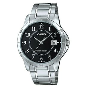 Relógio Masculino Casio Mtp-V004D 1Bu Aço Prata Analógico