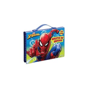 Maleta De Pintura Infantil Homen Aranha 72 Itens Spider Man