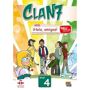 Clan 7 Con Hola, Amigos! 4 Libro Del Alumno + Cd-R