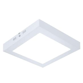 Painel Plafon de Sobrepor Quadrado Branco 28cm Led 24W 4000K Bivolt Evoled