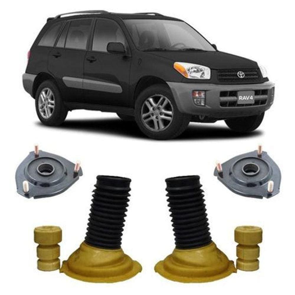 Par Kit Coxim Batente Dianteiro Toyota Rav4 2003 2004 2005