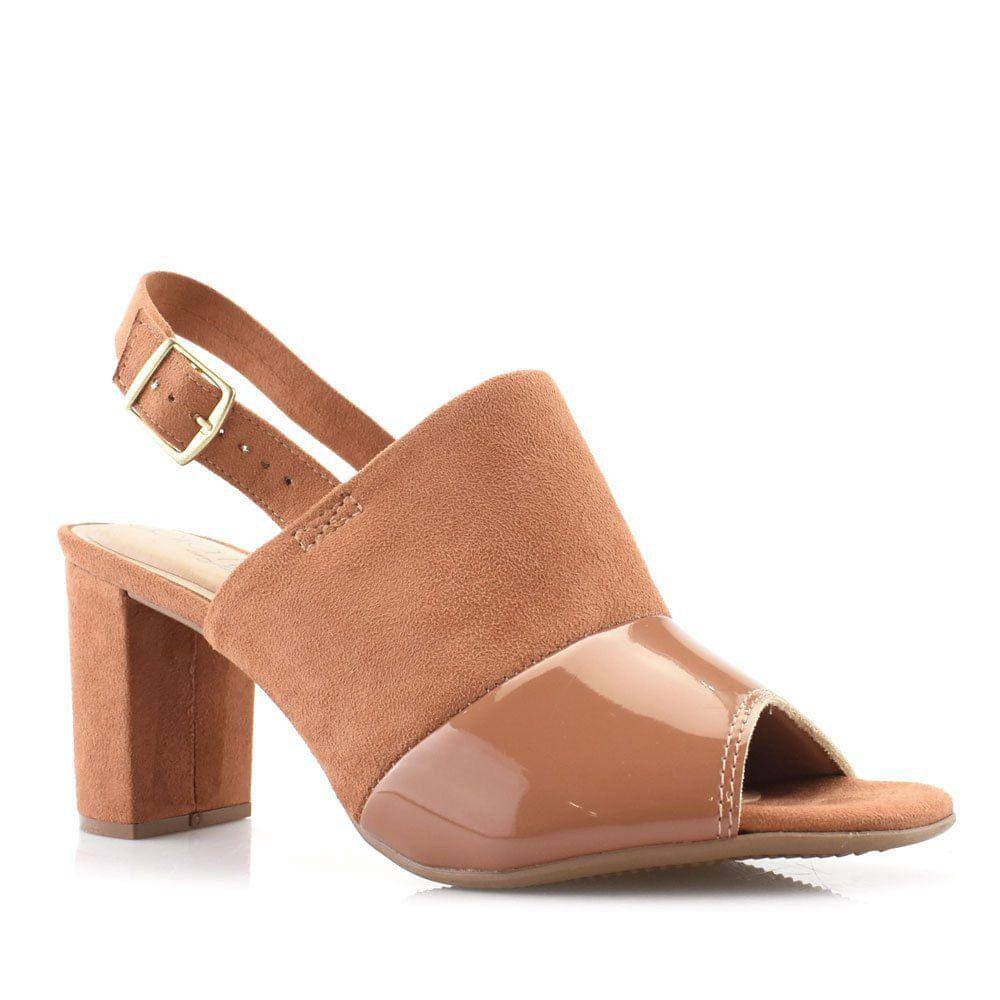 Sapato feminino salto medio camurca uza b14h568b0006 uza shoes | Ponto