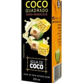 Água De Cocô Quadrado 27 Caixinhas 200Ml - Maracujá